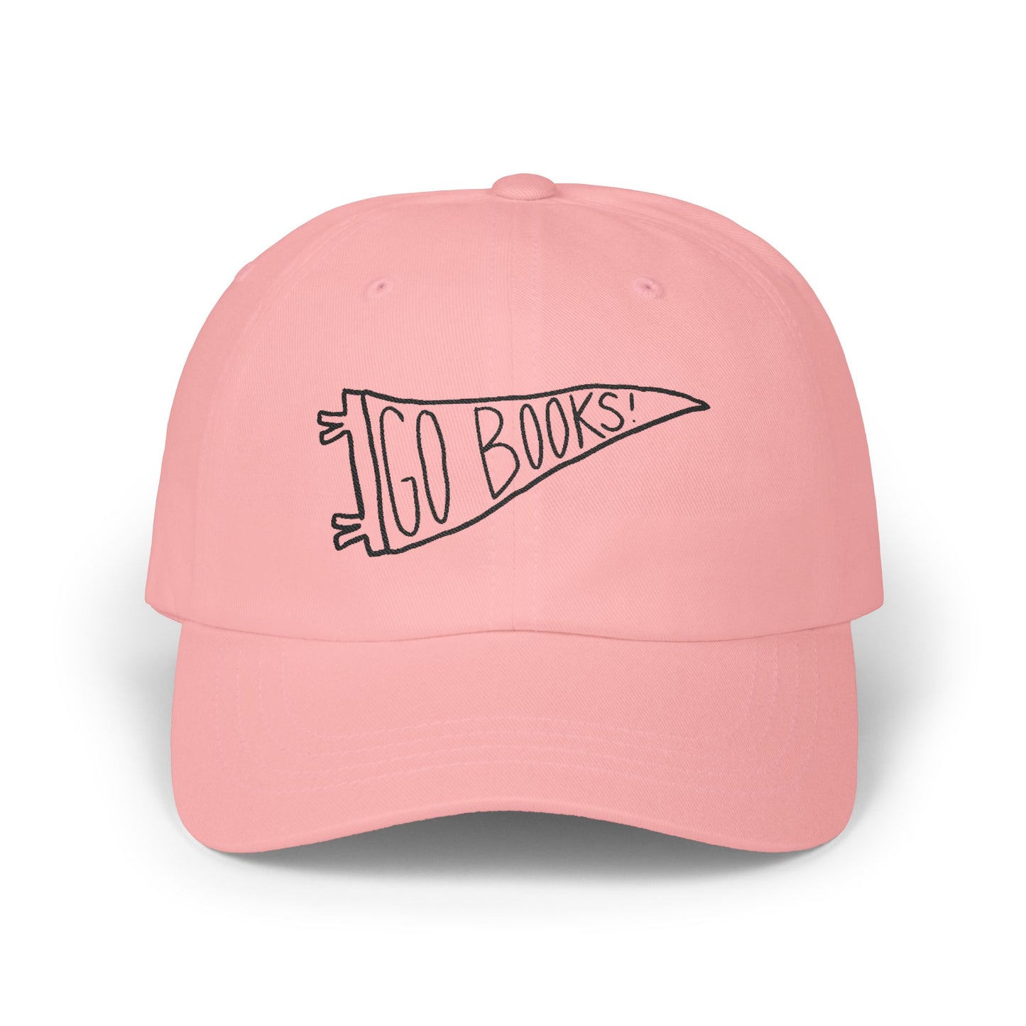 GO BOOKS! Classic Cap - Casual Hat for Book Lovers, Relaxed Style, Everyday Wear