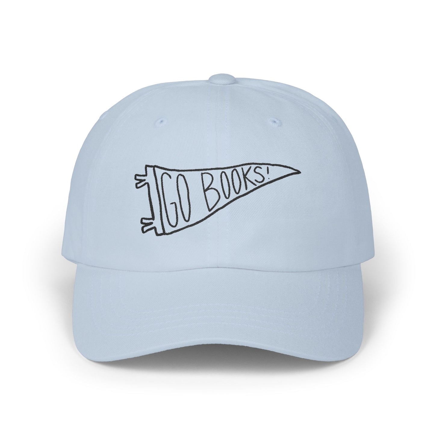GO BOOKS! Classic Cap - Casual Hat for Book Lovers, Relaxed Style, Everyday Wear