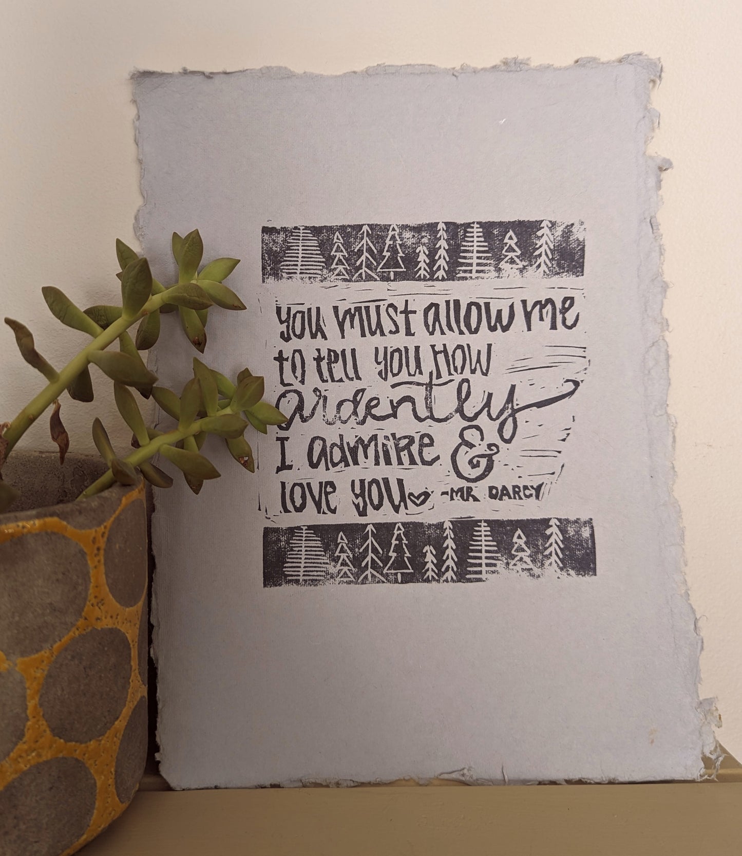 Mr. Darcy Ardently Print